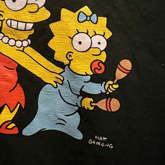The Simpsons Dark Green T-Shirt - Picture 3 of 5